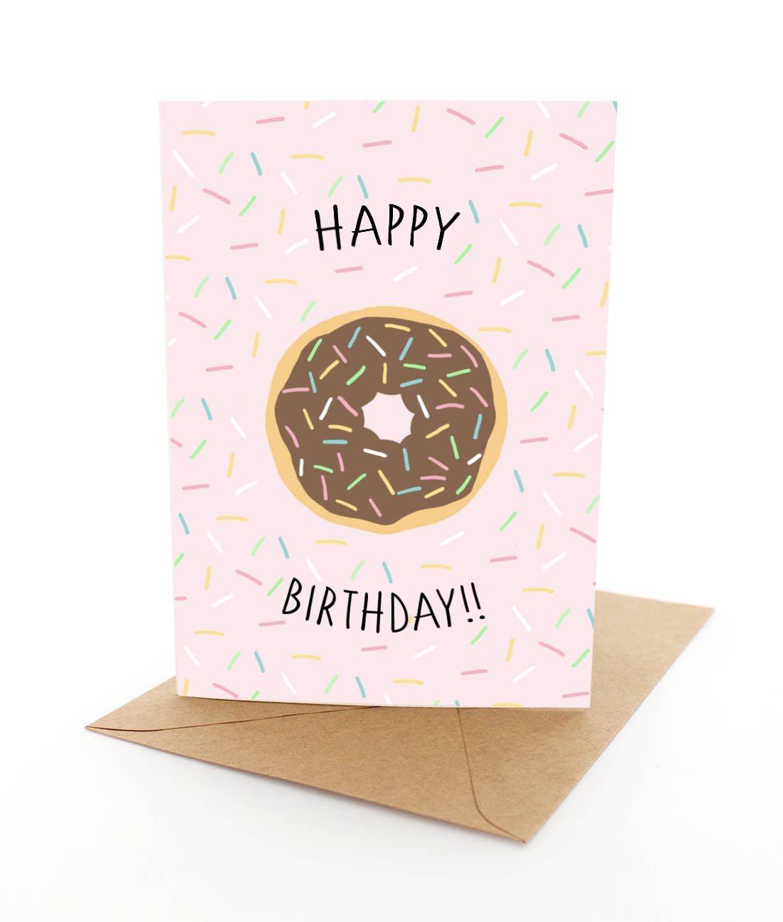 Birthday Doughnut - Greeting Card