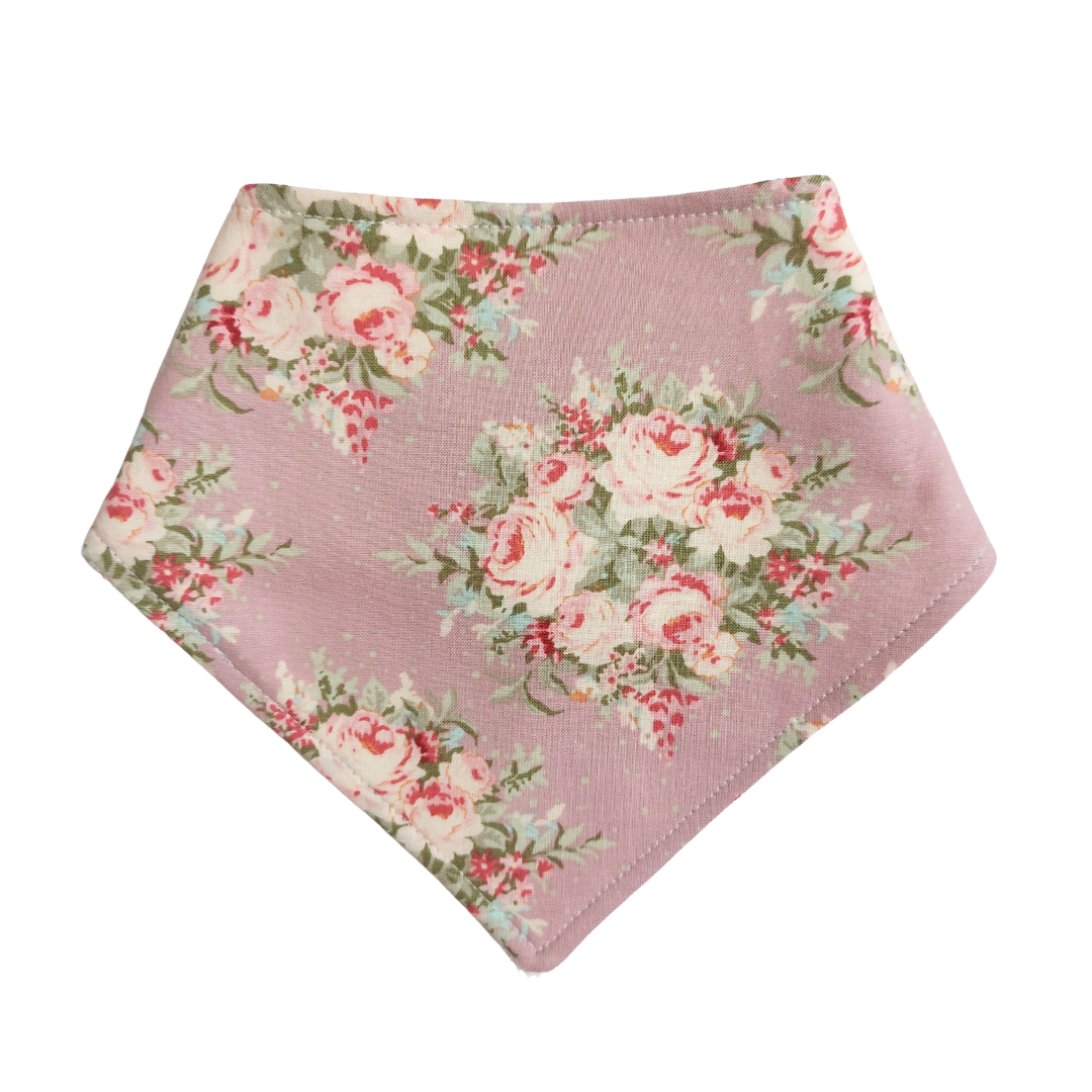 Vintage Floral Bandana Bib