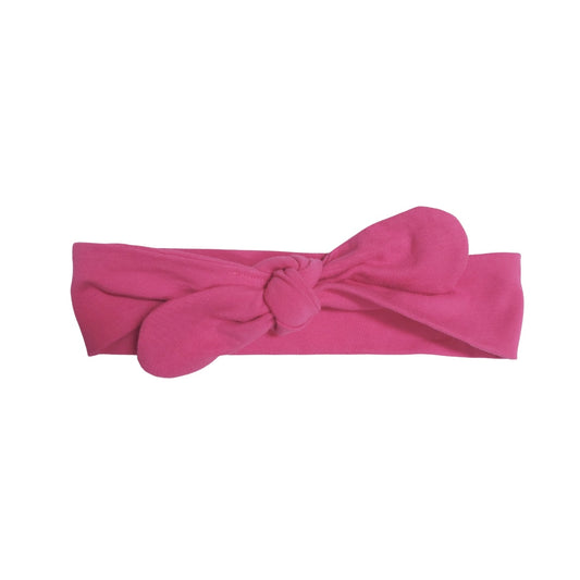 Hot Pink Top Knot Headband