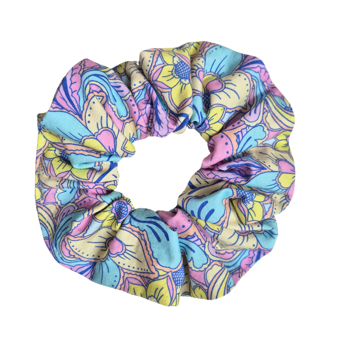 Pastel Boho Scrunchie