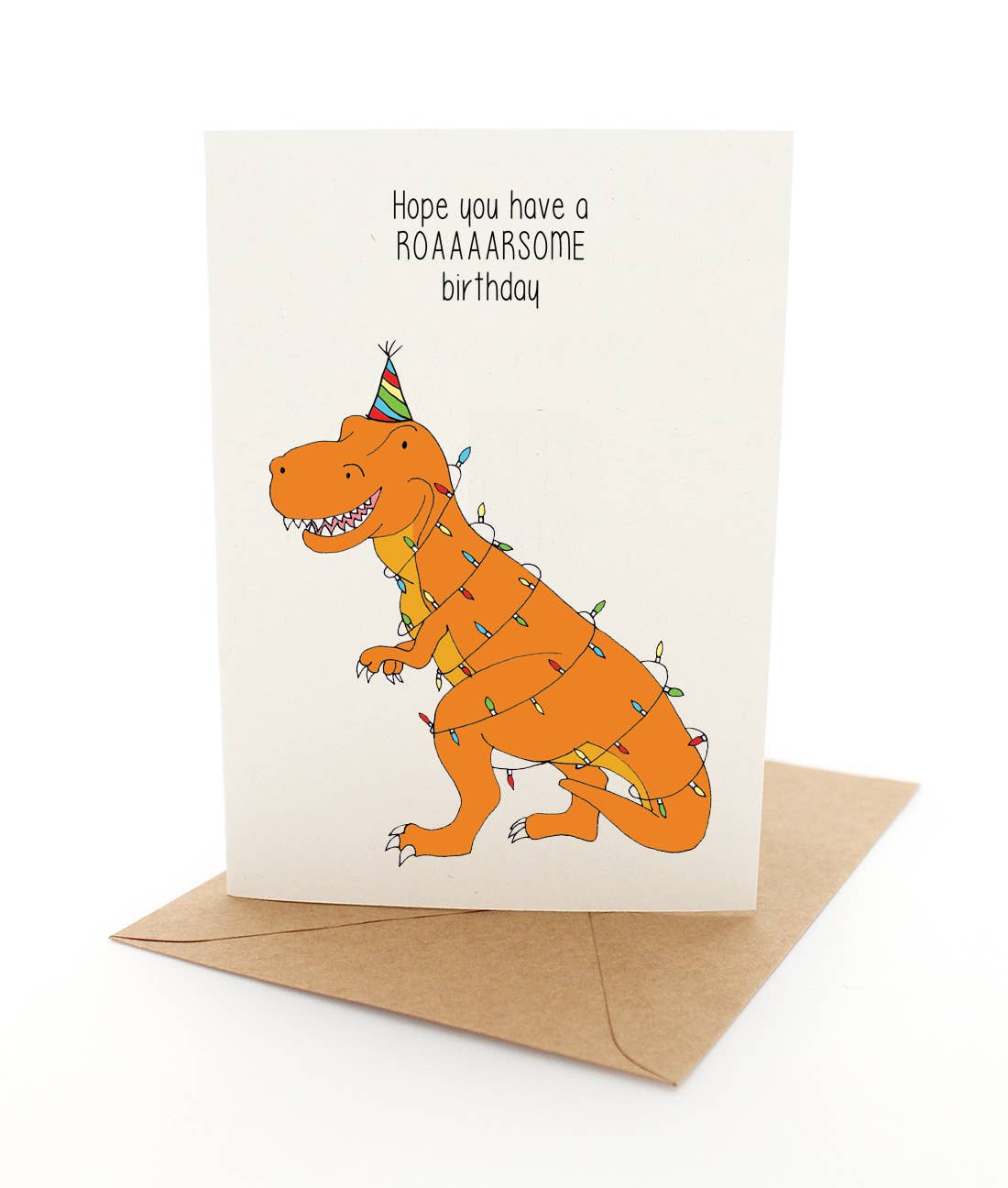 Punny Dino - Greeting Card