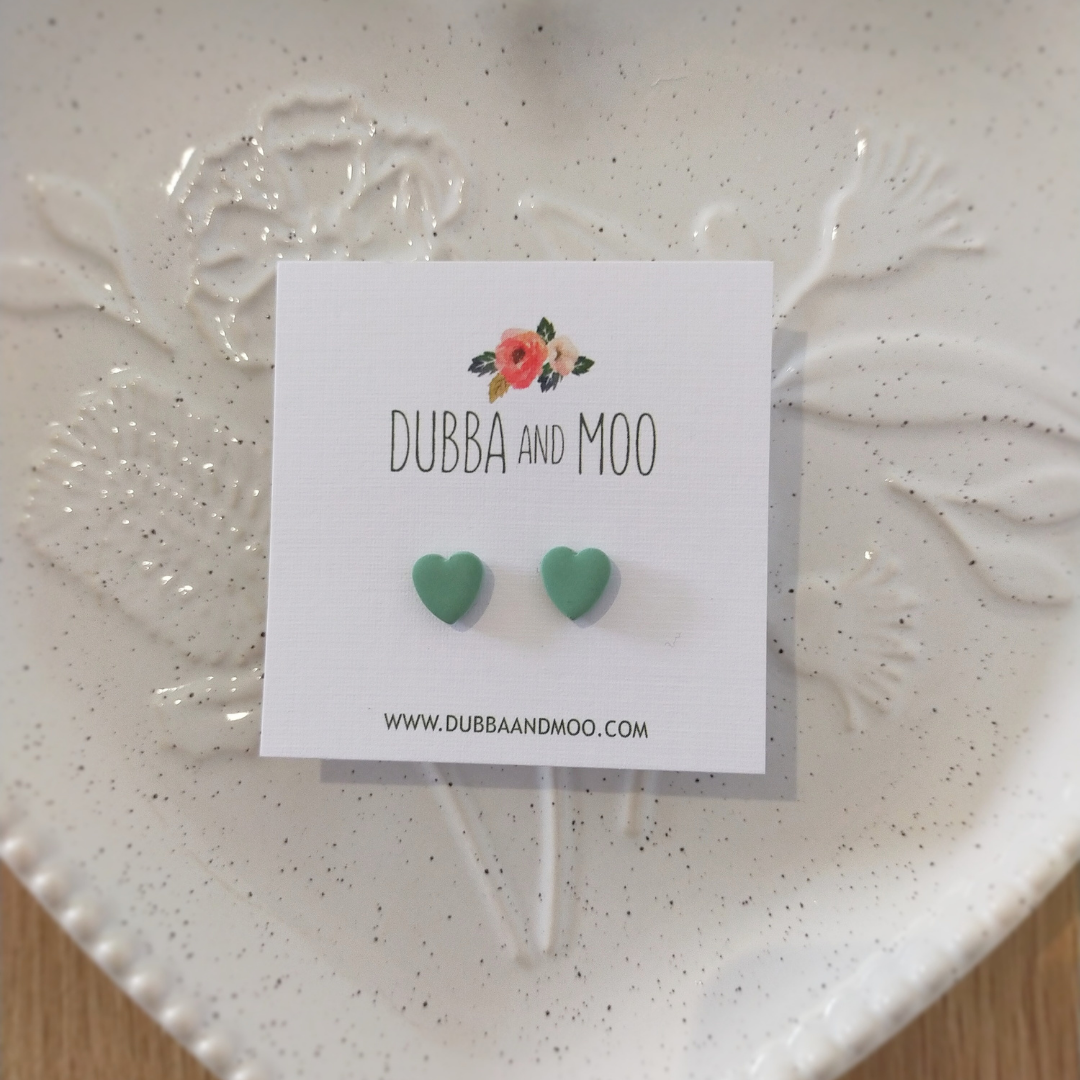 Micro Heart Studs