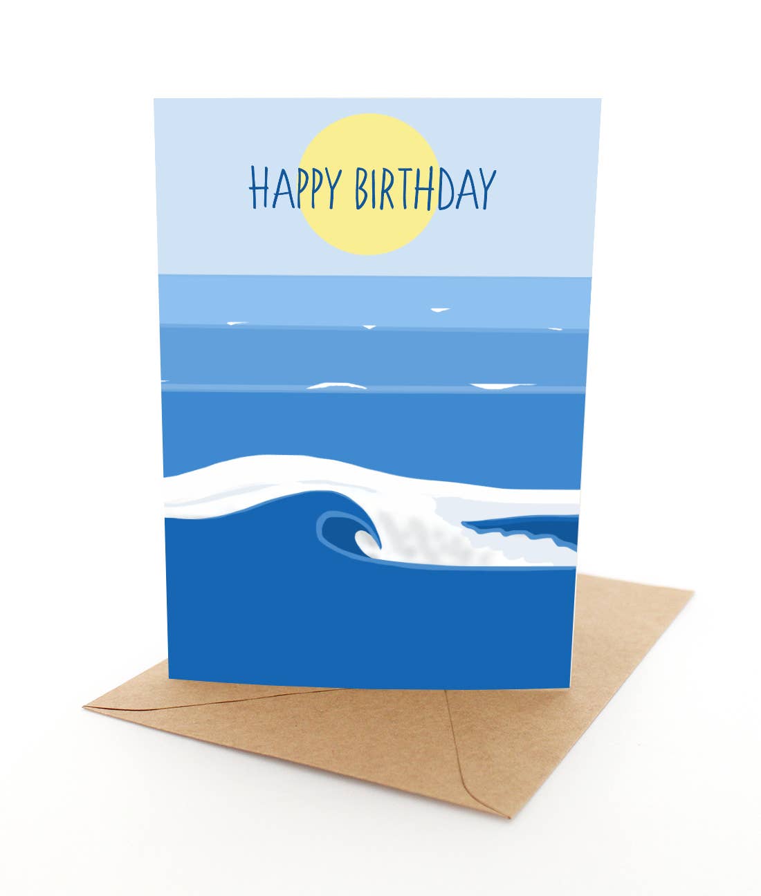 Birthday Beach - Greeting Card