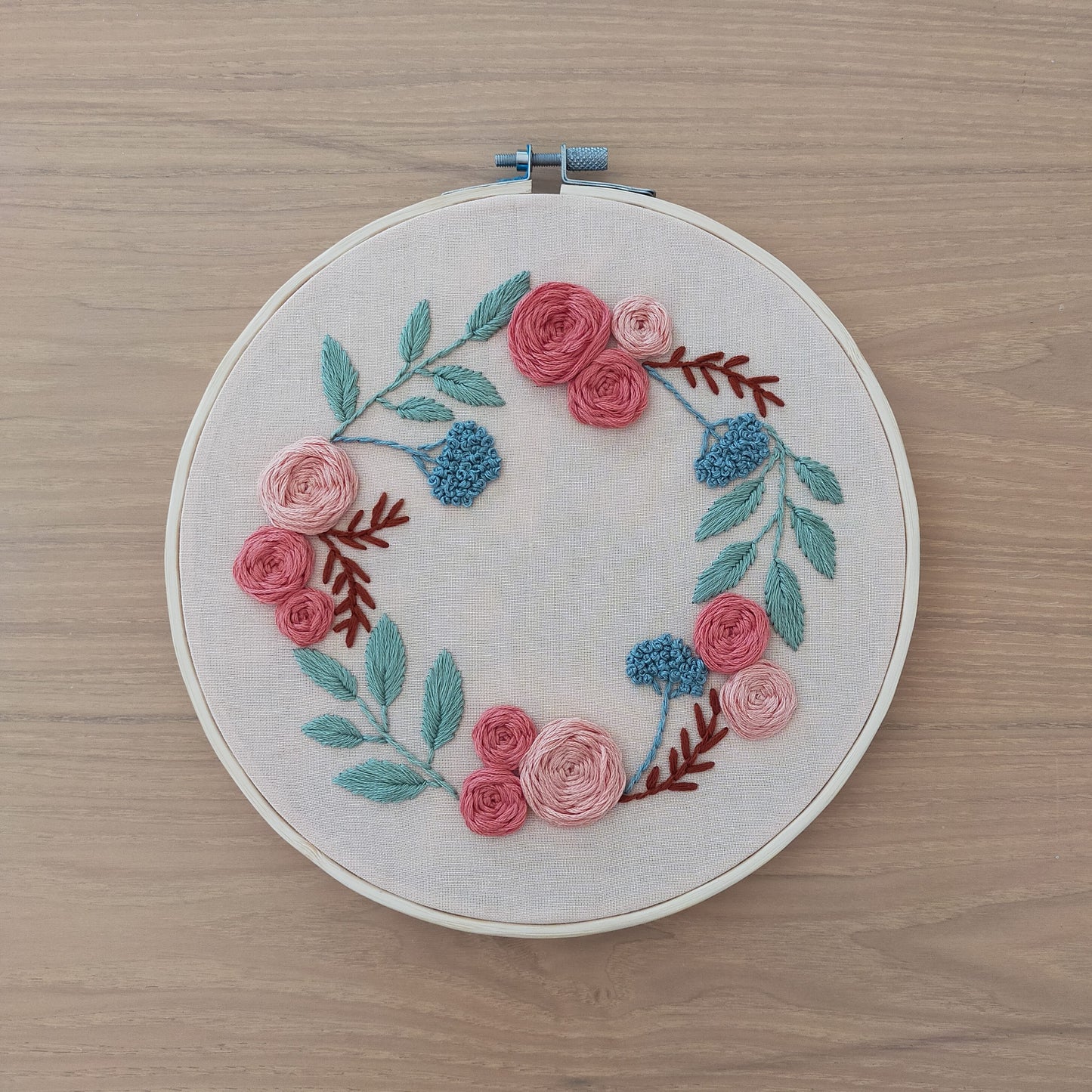 Peach Floral Reef Hoop