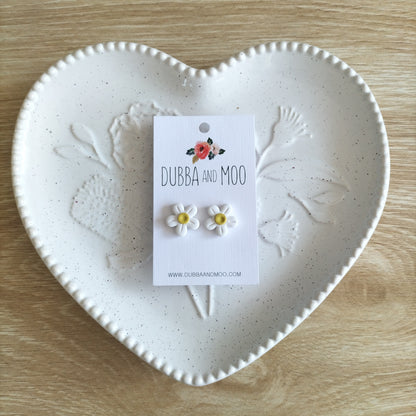 Retro Vintage Flower Studs - Assorted Colours