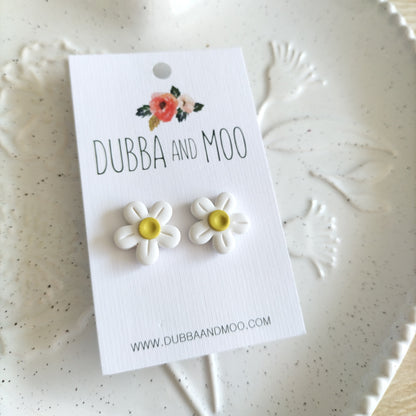 Retro Vintage Flower Studs - Assorted Colours