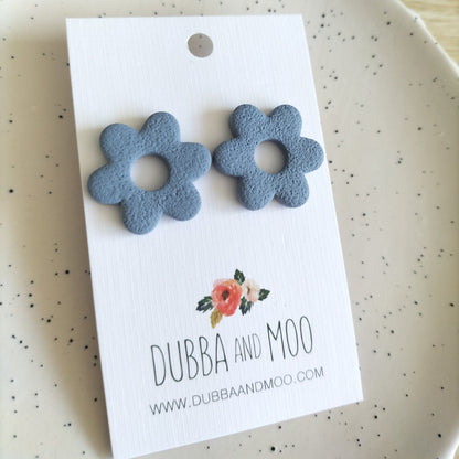 Statement Flower Studs - Assorted Colours