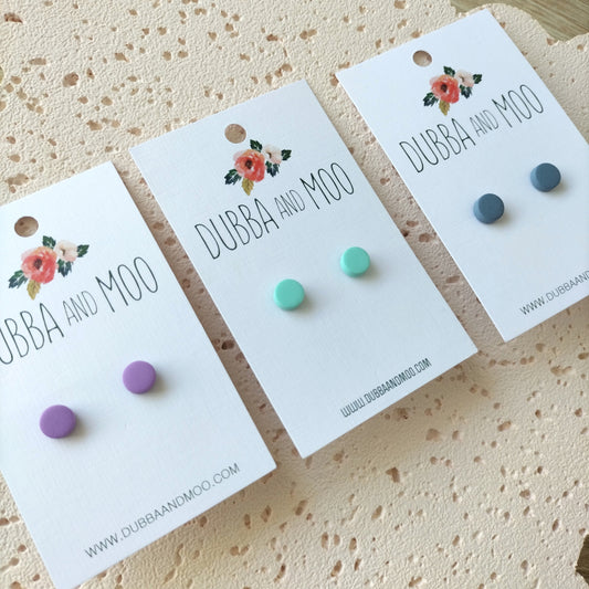 Everyday Classic Mini Round Studs - Assorted Colours