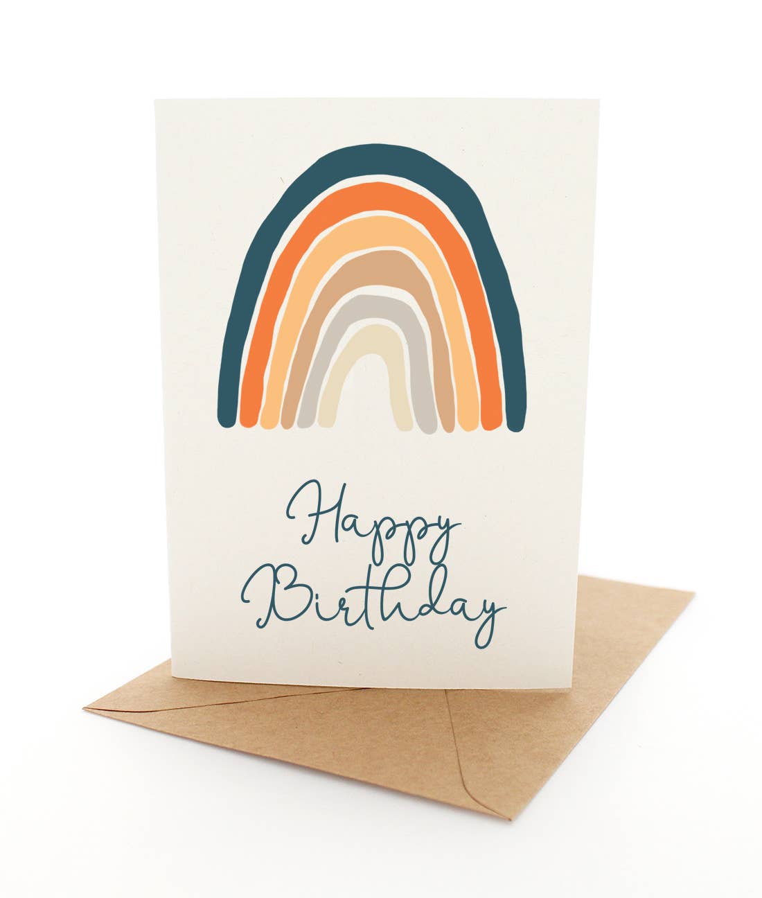 Earth Rainbow Birthday - Greeting Card