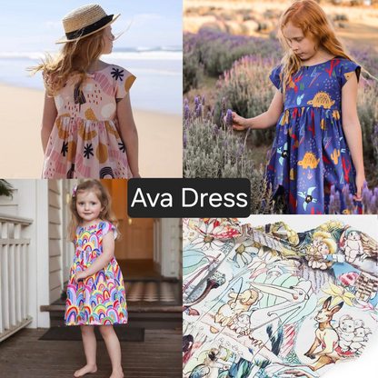 Ava Dress - Custom Made (CHOOSE FABRIC)