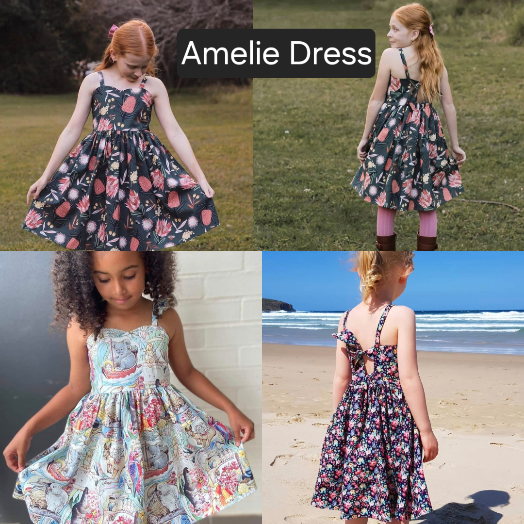 Amelie Dress - Custom Made (CHOOSE FABRIC)